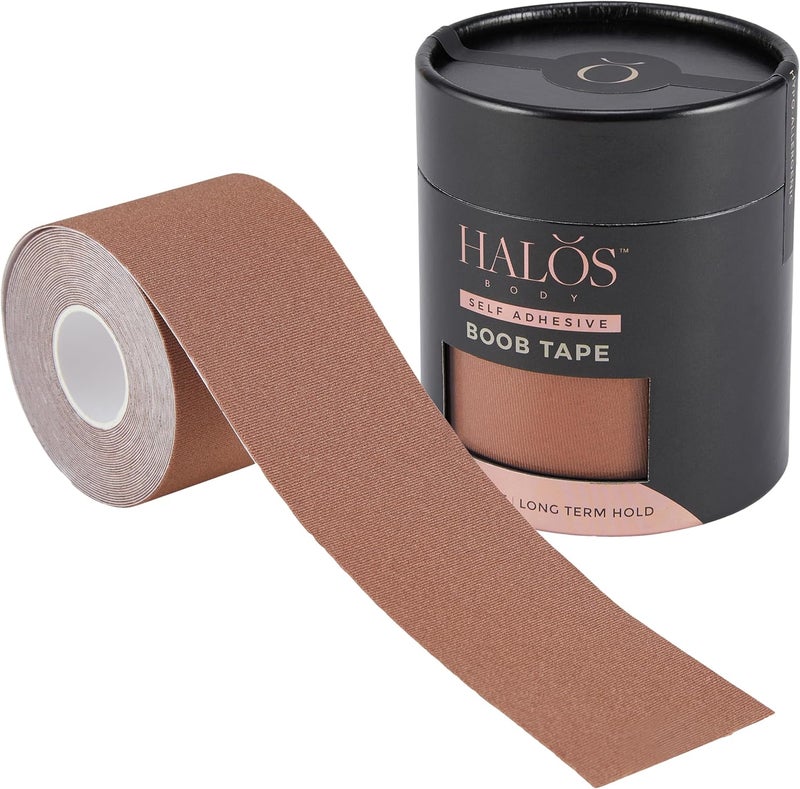 Halos Body Boob Tape – Breast Lift Tape for Women – Creates Lift, Support & Cleavage – Works Seamlessly with Nipple Covers - Image 1
